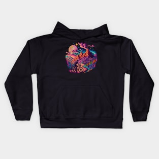 Bicycle Day 1943 | Colorful Psychedelic Art Kids Hoodie